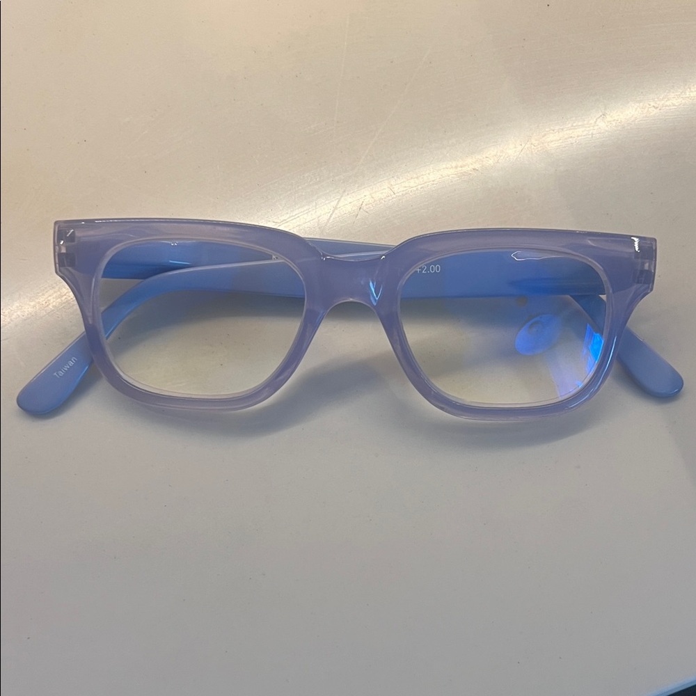 Readers.com blue blocker reading glasses 2.0